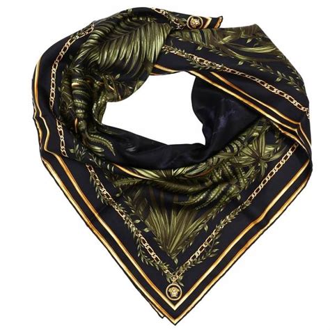 green versace scarf|Versace collection scarf.